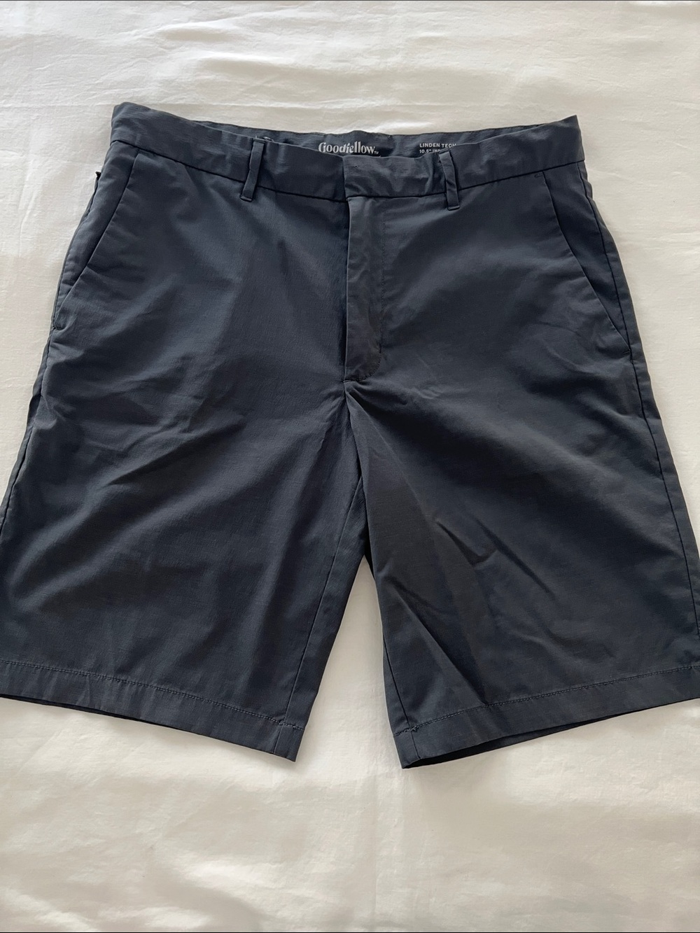 Goodfellow & Co Dark Gray Flat-Front Men’s Shorts